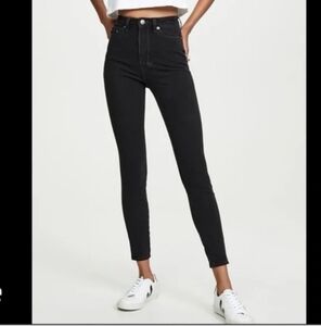 Ksubi Hi N Waisted Noir Flash Skinny Jeans